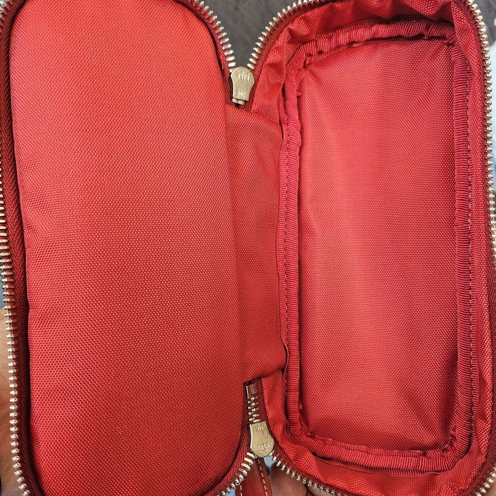 EUC Coach Red&Cream Signature Mini Satchel - Picture 8 of 15